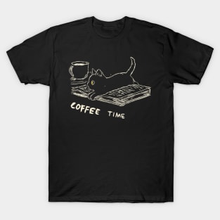 Coffee time with cat T-Shirt